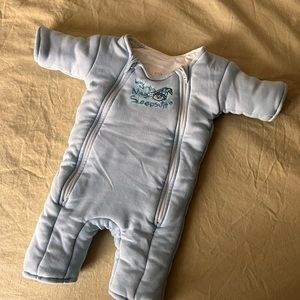 Baby Merlin’s Magic Sleep Suit baby blue